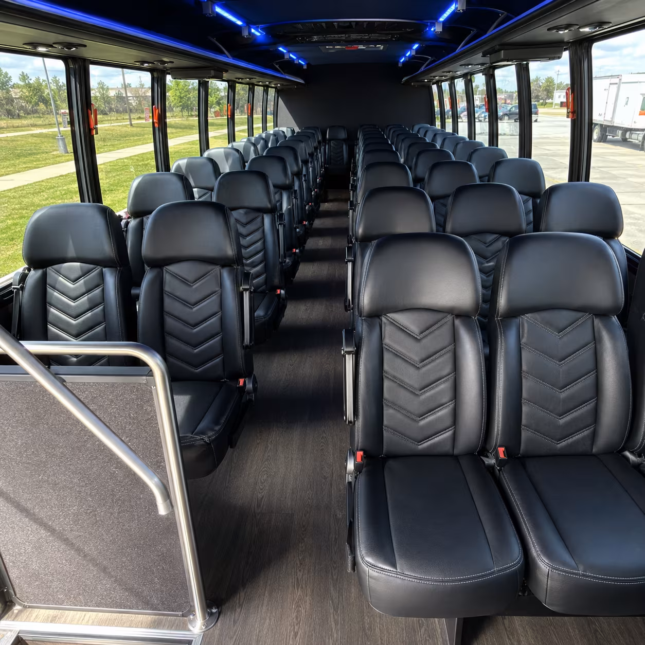 Providence Airport Shuttle & Transportation party bus exterior