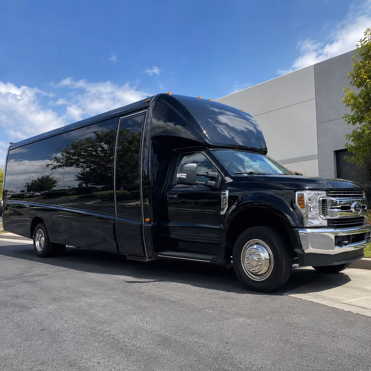 Providence Airport Shuttle & Transportation party bus interior