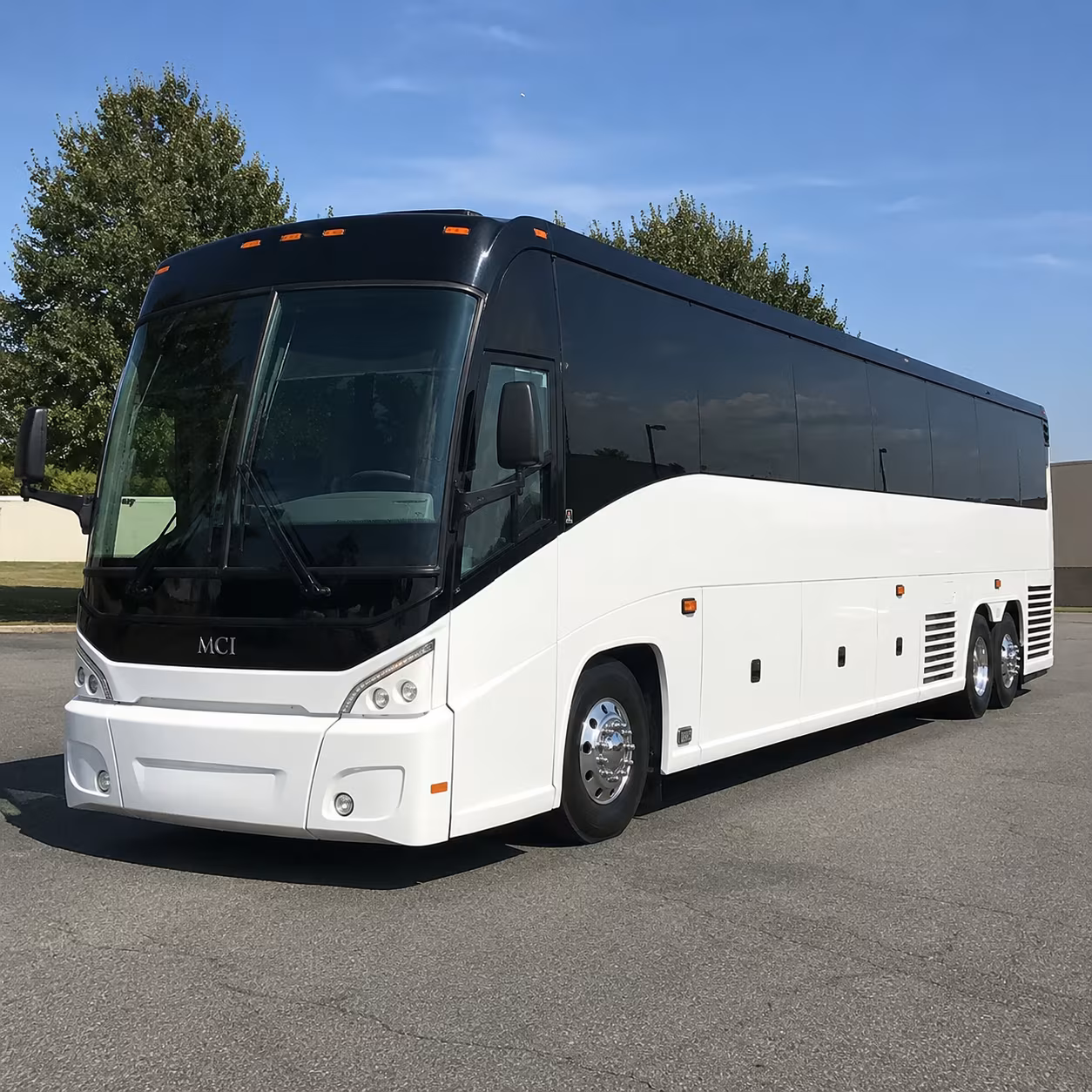 Providence Airport Shuttle & Transportation party bus exterior