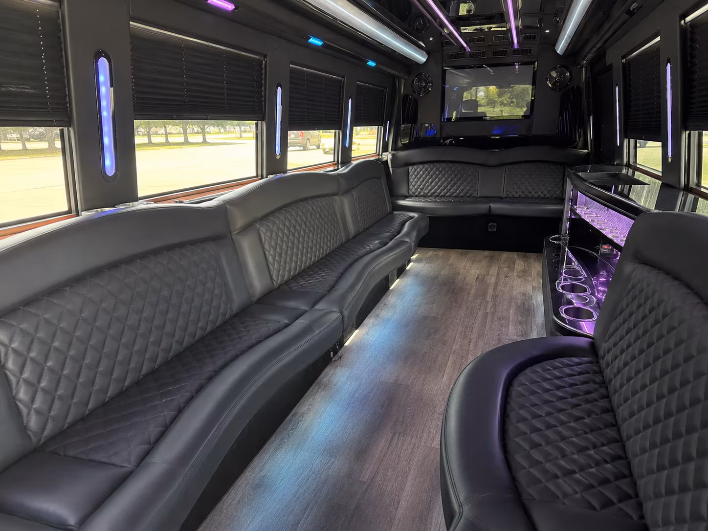 Providence Bachelor & Bachelorette Transportation party bus exterior