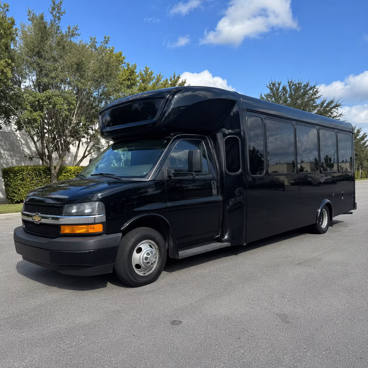 Providence Birthday, Sweet 16, & Quinceañera Transportation party bus exterior