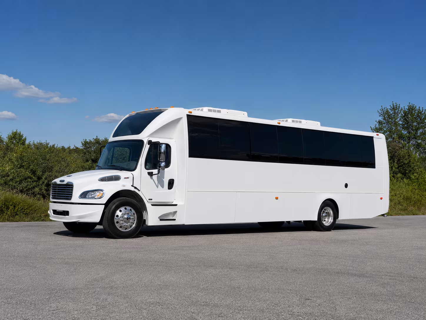 Providence Concert & Music Festival Transportation party bus exterior