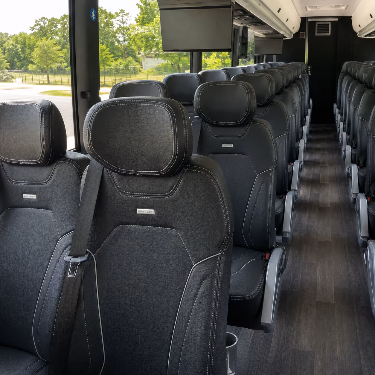 Providence Corporate Transportation party bus exterior