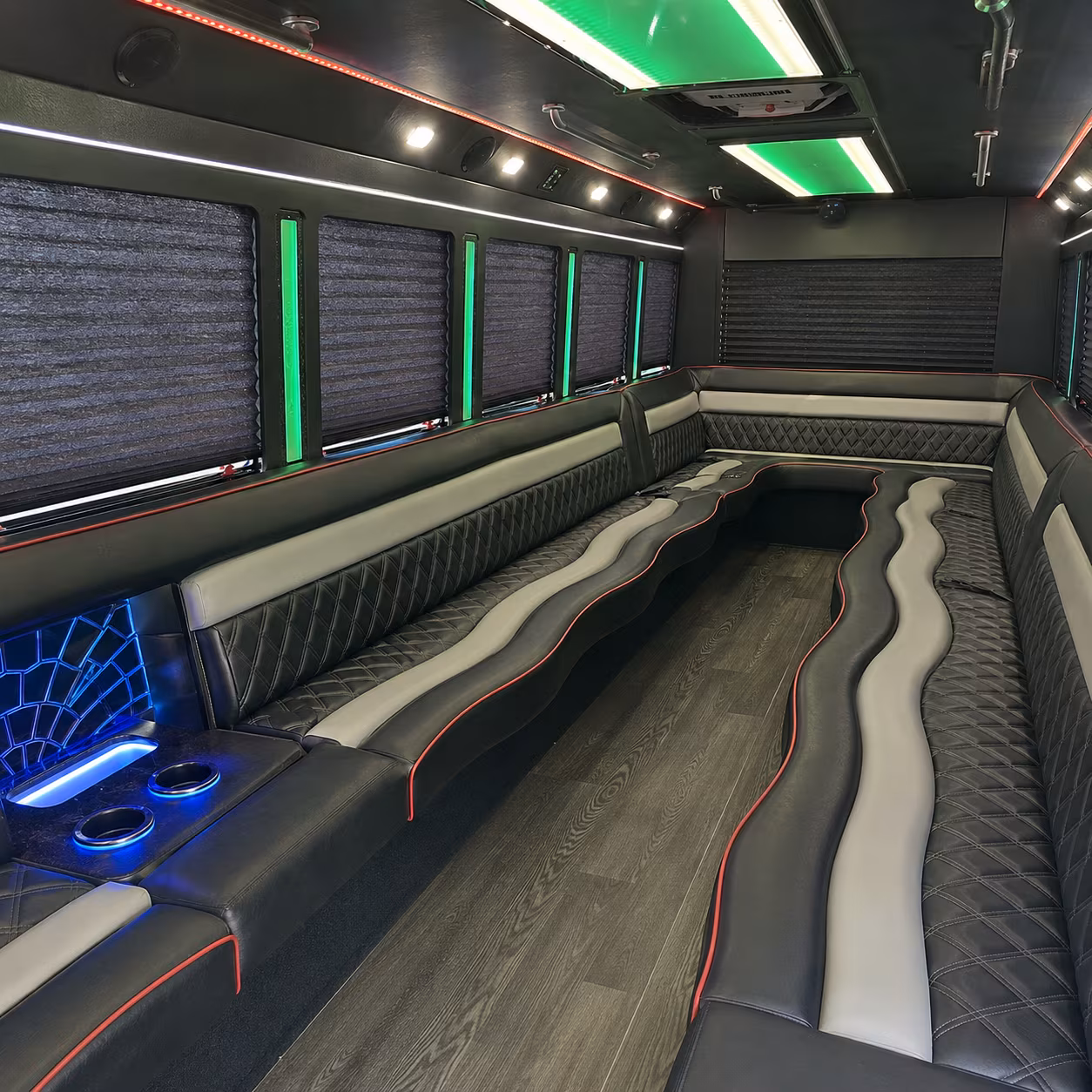 Providence Private Event Transportation onboard seating