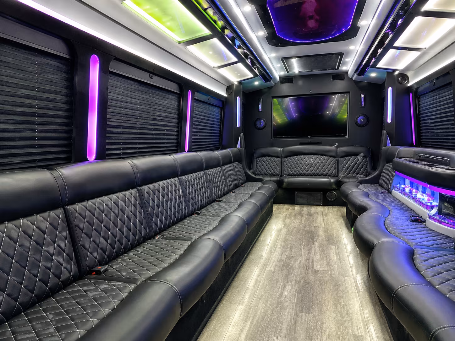 Providence Prom & Homecoming Transportation party bus exterior