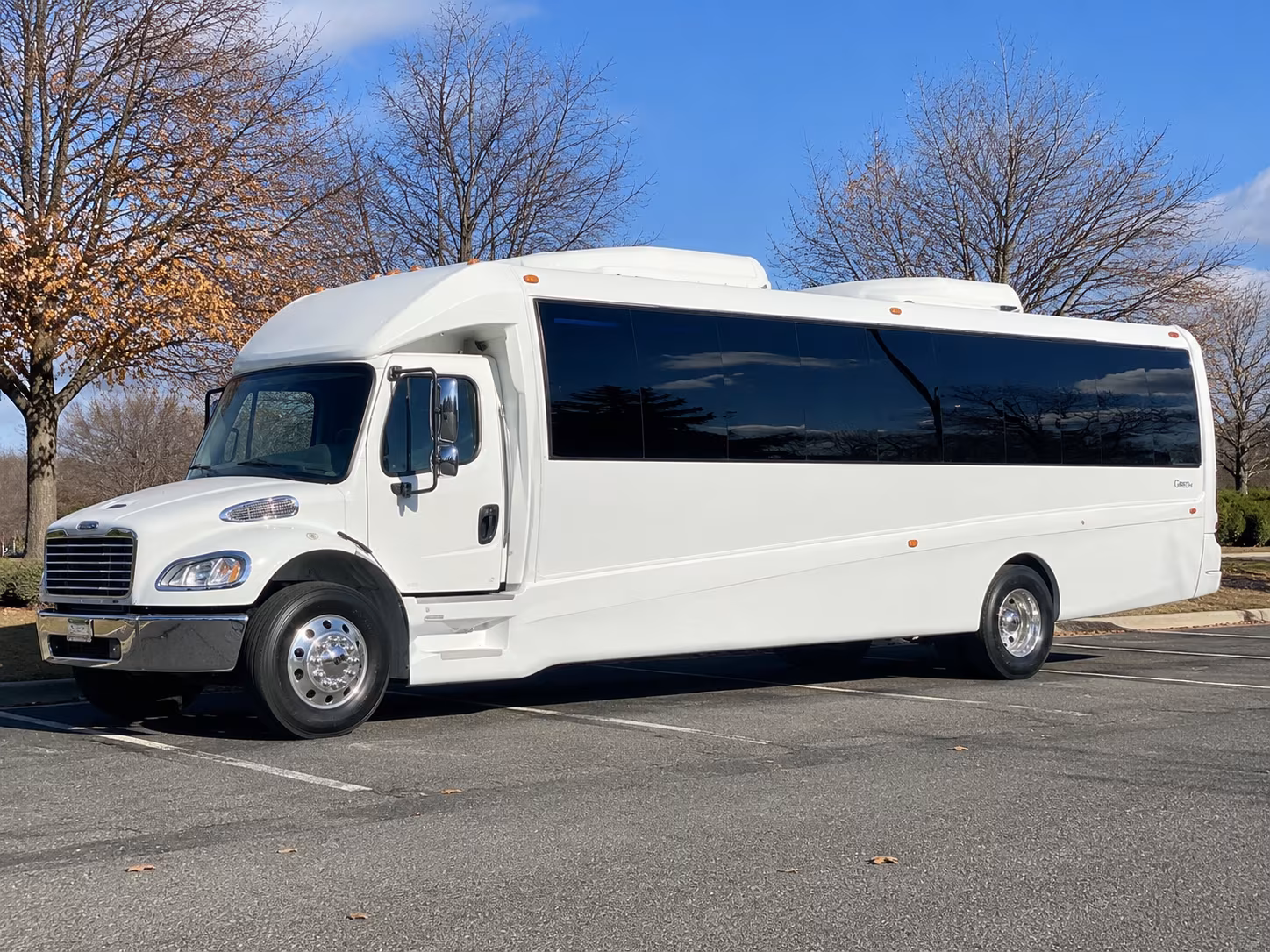 Providence Prom & Homecoming Transportation party bus exterior