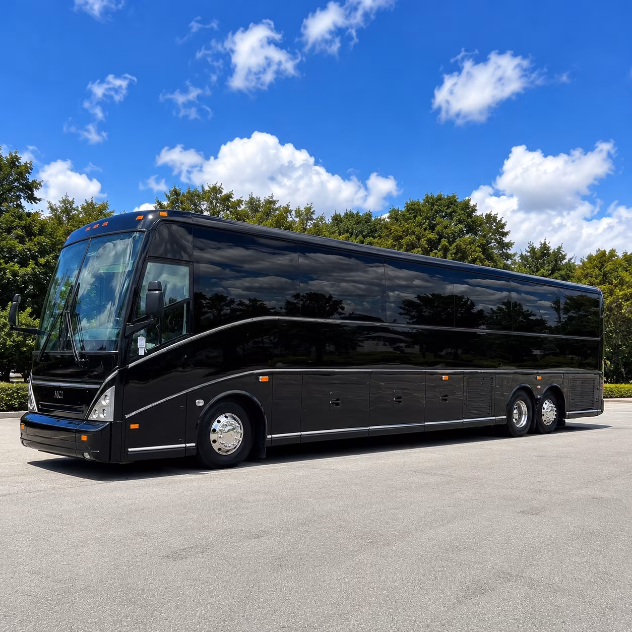 Providence School Event Transportation party bus exterior