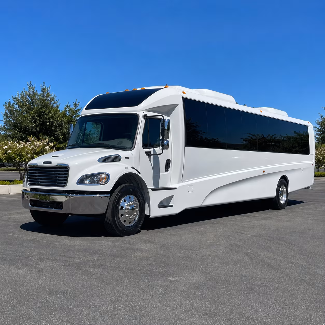 Providence School Event Transportation party bus exterior