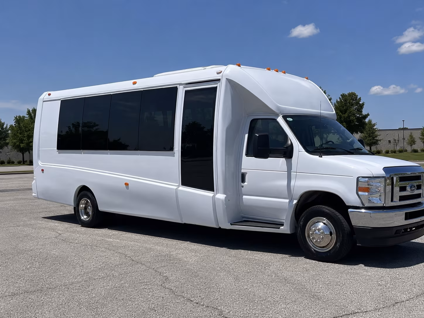 Providence Sporting Event Transportation party bus exterior