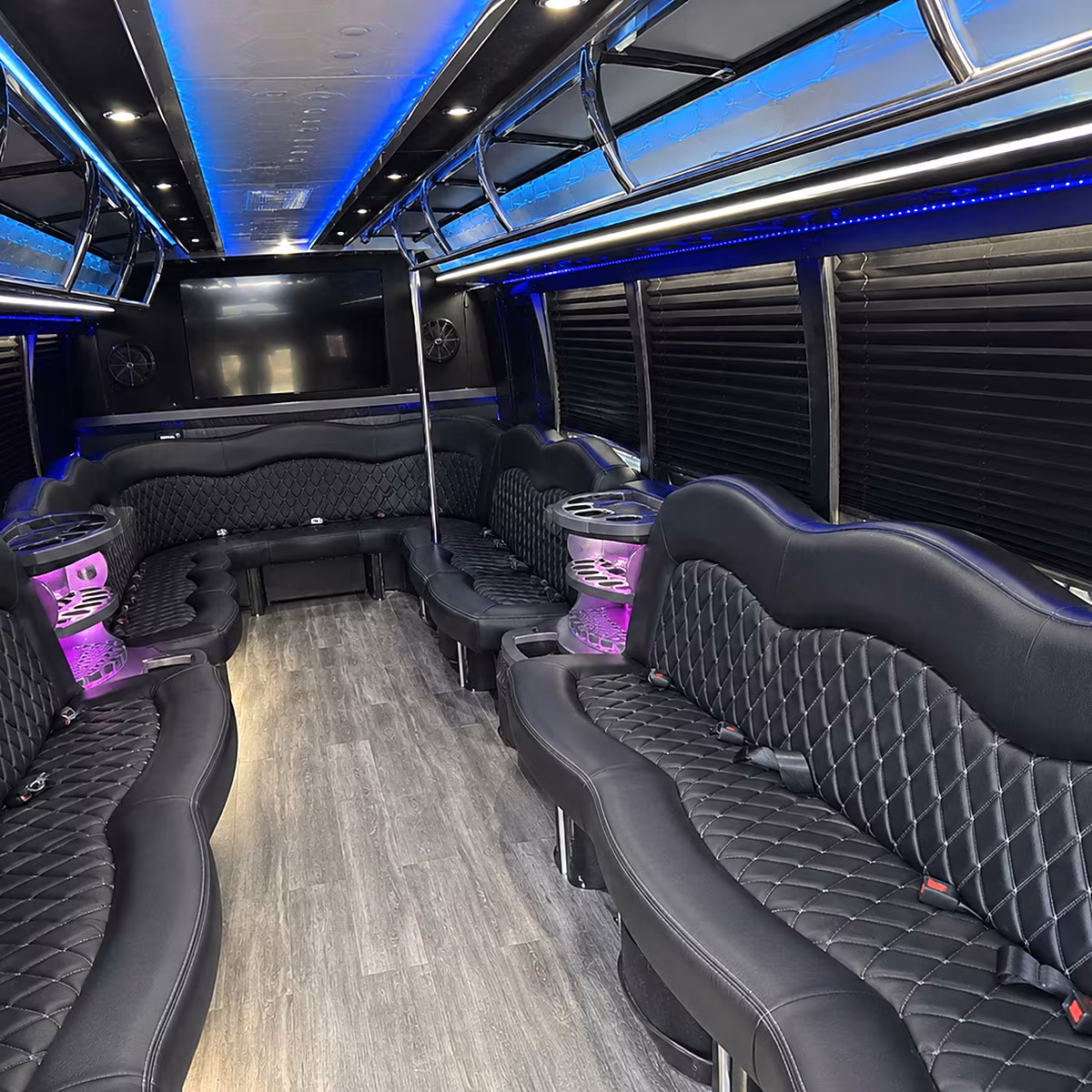 Providence Sporting Event Transportation onboard seating