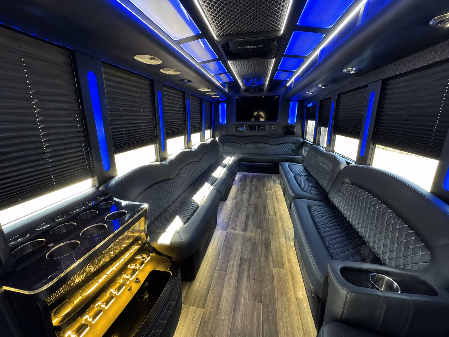 Providence Winery Tour & Pub Crawl Transportation onboard seating
