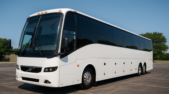 Exterior of Charter Bus Company New Bedford's 40 Passenger Party Bus in New Bedford