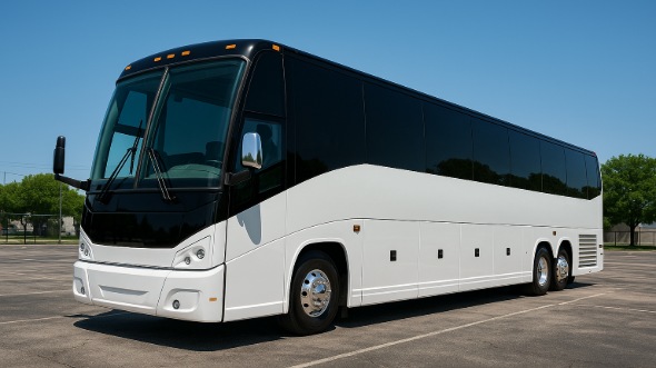 Exterior of Charter Bus Company Worcester's 40 Passenger Party Bus in Worcester